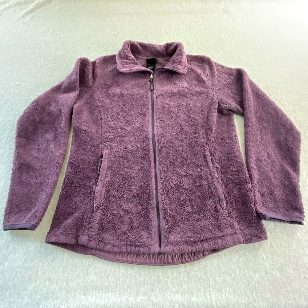 THE NORTH FACE FULL ZIP WOMEN’S OSITO FLEECE JACKET SIZE: MEDIUM COLOR: PURPLE